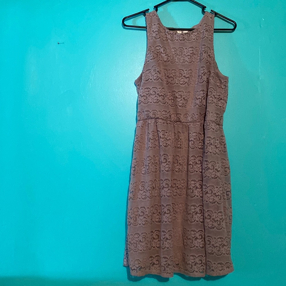 Lace Cutoff Dress